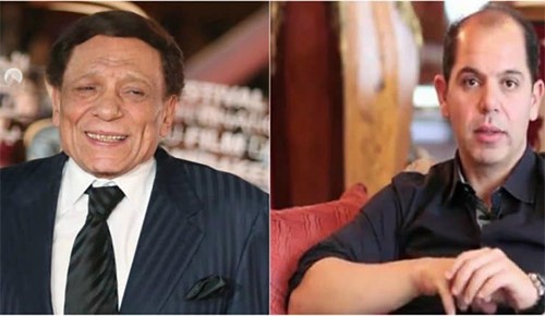شاهد: رامي إمام يُهنّئ والده "الزعيم" بصورة نادرة