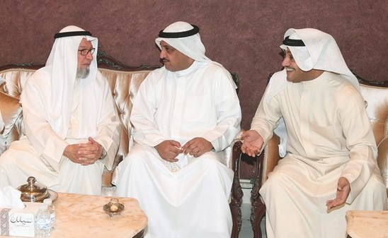لؤي وطلال الخرافي مع أحمد باقر﻿
