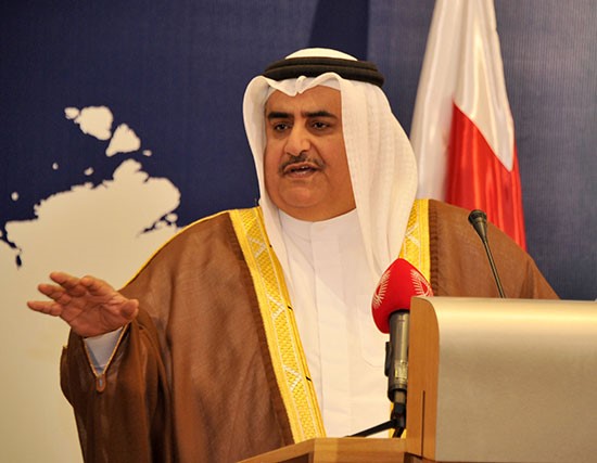 وزير خارجية البحرين الشيخ خالد بن أحمد آل خليفة