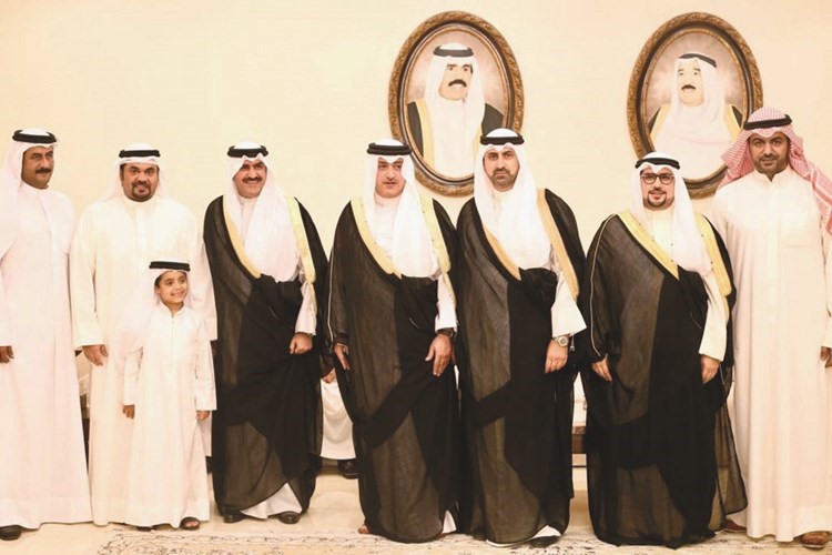 الشيخ صباح فهد الناصر يتلقى التهاني ﻿