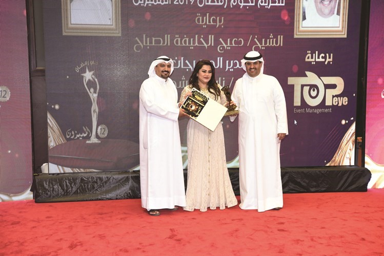 فاطمة الطباخ وجائزة التميز عن دورها في لاموسيقى في الأحمدي﻿