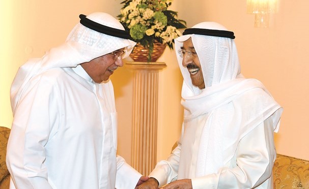 صاحب السمو مع الشيخ خالد الجراح ﻿
