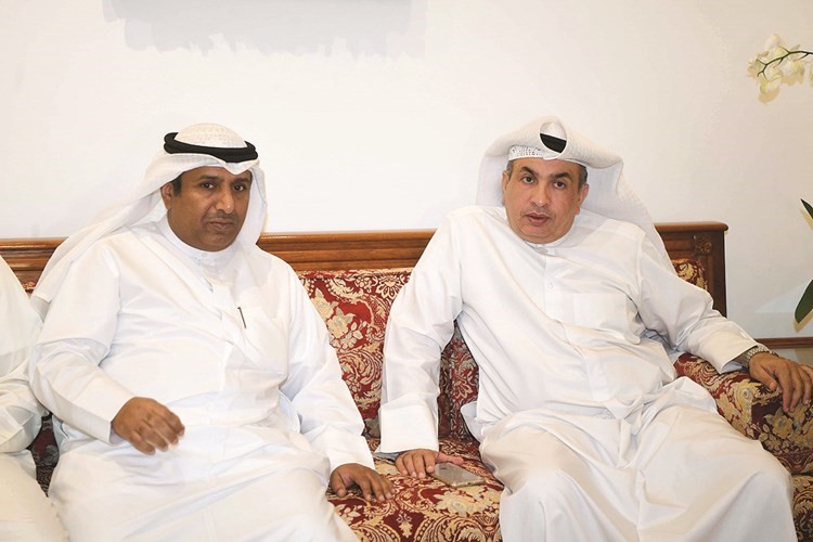 د. بدر الملا والزميل فرج ناصر﻿