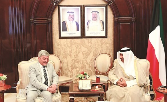 سمو الشيخ جابر المبارك مستقبلا د.إبراهيم محمد بحر العلوم﻿