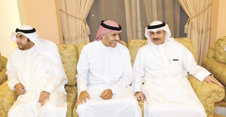الشيخ خالد العبد الله والشيخ ماجد الصباح﻿