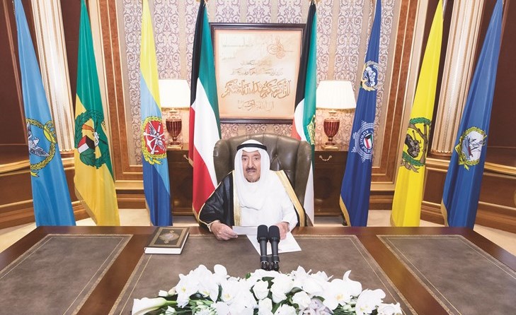 صاحب السمو الأمير الشيخ صباح الأحمد يلقي كلمته بمناسبة العشر الأواخر﻿