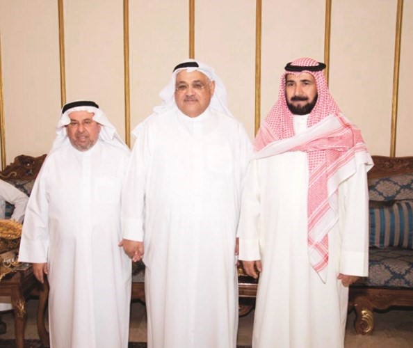 مرزوق المطرقة وأحمد الديين وعبدالهادي الريضة﻿