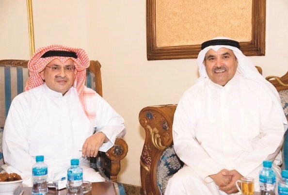 فايز البذال والزميل سالم نافل الريضة﻿