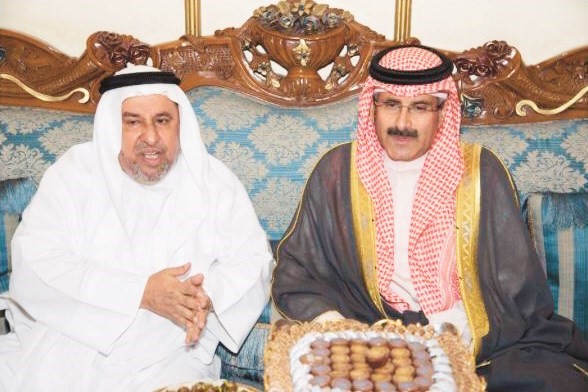 الشيخ مبارك الدعيج وعبدالهادي نافل الريضة﻿
