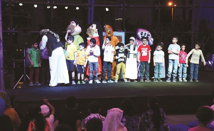 مسابقات للأطفال في قرقيعان معهد دسمان للسكري﻿