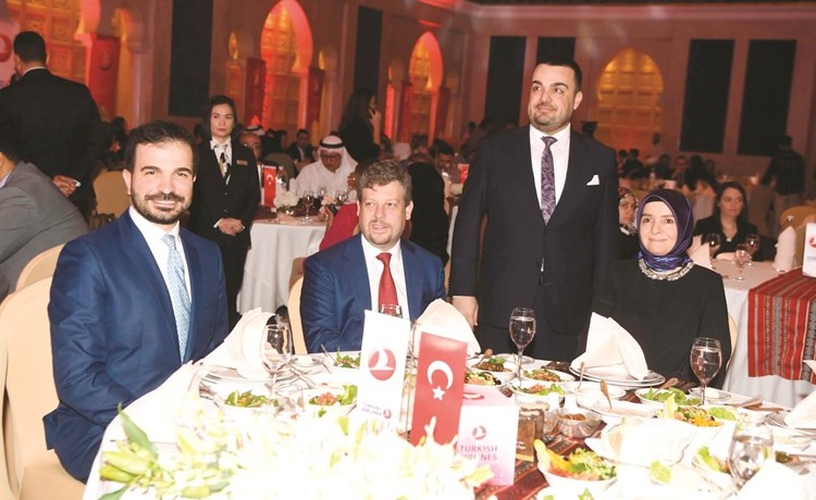السفيرة التركية ومحمد بلتو والسفير البلجيكي ومحمد فاتيح دورماز			(محمد هاشم)﻿