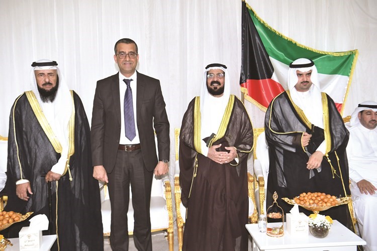 عوض المسيلم يستقبل التهاني﻿