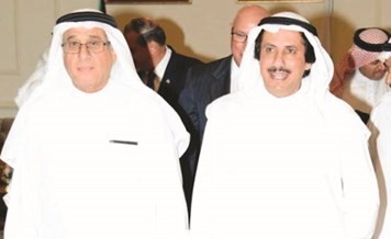 الشيخ عزام الصباح والمستشار نبيل الحمر ﻿