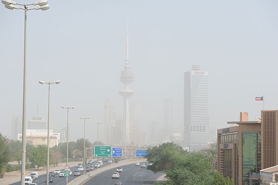 "الأرصاد": رياح نشطة مثيرة للغبار خلال الساعات المقبلة
