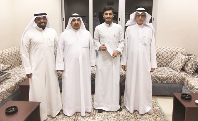 تكريم فواز المبيلش بحضور محمد العتيبي وعبدالرحمن الرجعان وسلطان العنزي﻿