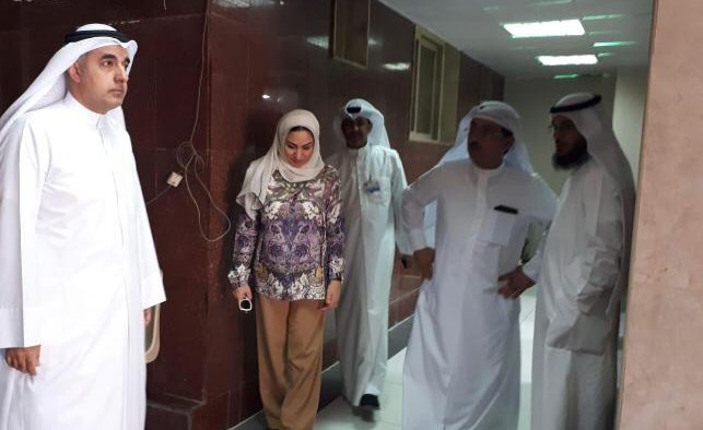 وكيل الصحة يتفقد مستشفى مبارك