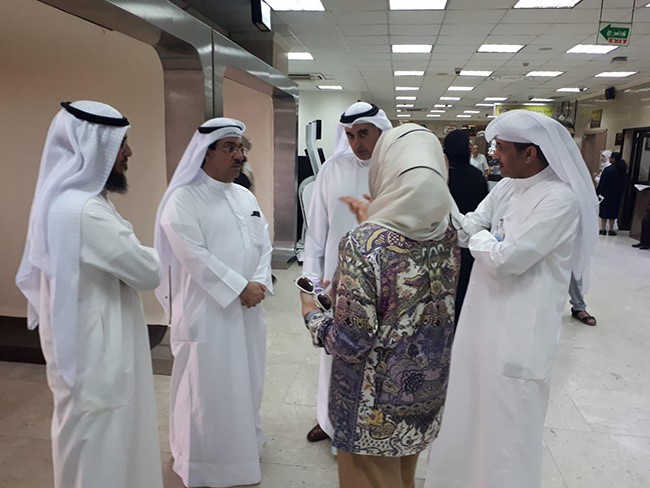 وكيل الصحة يتفقد مستشفى مبارك