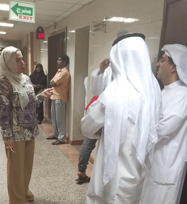وكيل الصحة يتفقد مستشفى مبارك
