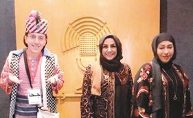 امينة المسري وخديجة دشتي وحسين دشتي جحا﻿