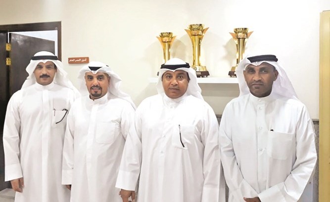  وليد الصميعي وحامد العمران وأعضاء مجلس الإدارة ﻿