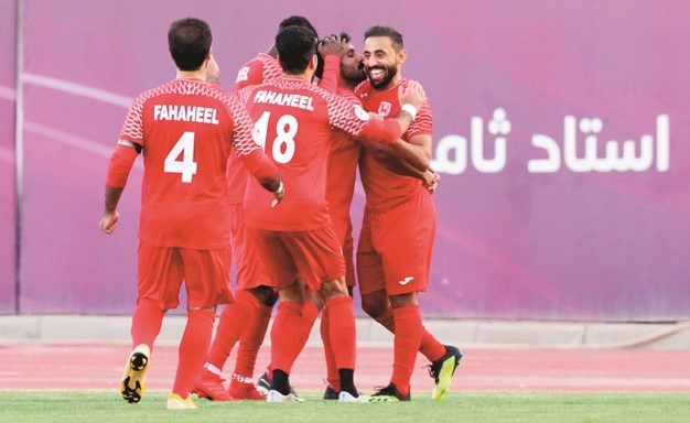 العودة للدوري الممتاز هدف الفحيحيل	(الأزرق.كوم)﻿