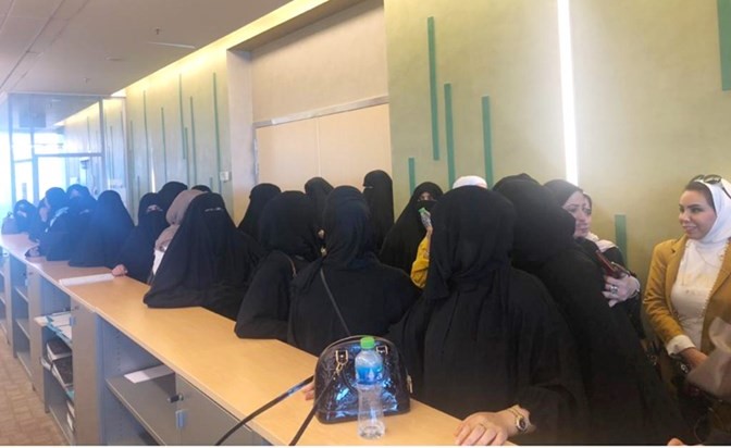  جانب من الاعتصام ﻿