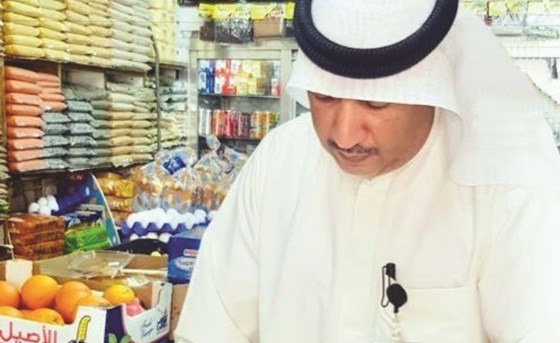 تحرير إحدى المخالفات﻿
