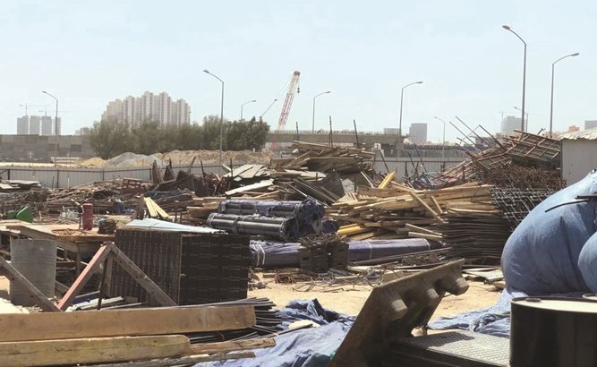 تخزين أخشاب ومواد البناء يتطلب الالتزام بشروط للوقاية من الحريق﻿