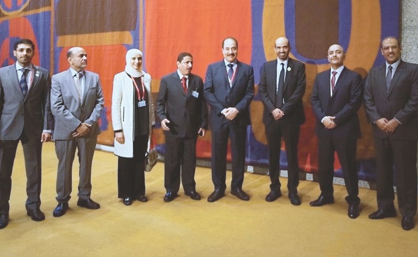 الوزيرة مريم العقيل مع وزراء عمل دول مجلس التعاون﻿