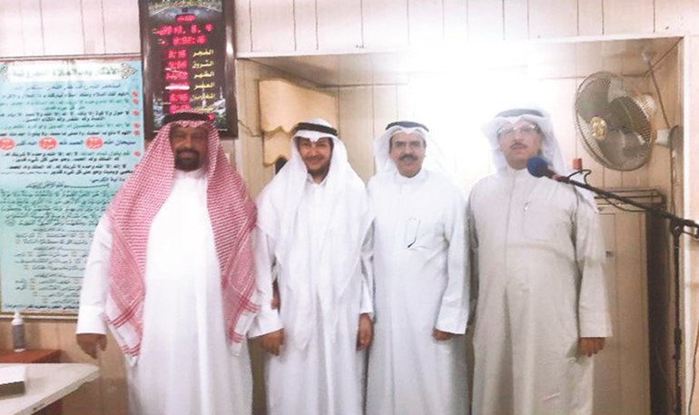 عبدالله المدلول ودحام السويط ومحمد الشمري وجابر التمران﻿