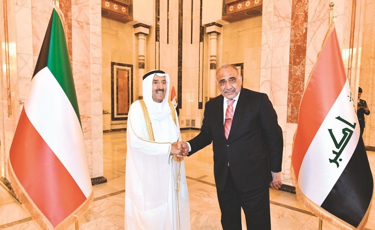 رئيس الوزراء العراقي عادل عبدالمهدي مرحبا بصاحب السمو الأمير ﻿