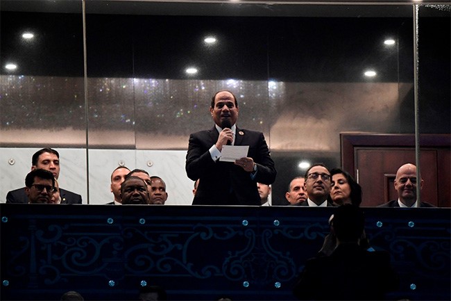 السيسي يدشن افتتاح كأس أمم إفريقيا.. وحفل مبهر في انطلاق البطولة