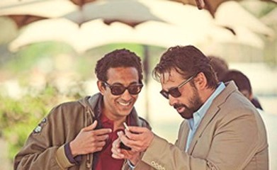 مروان حامد وكريم عبدالعزيز في الفيل الأزرق﻿
