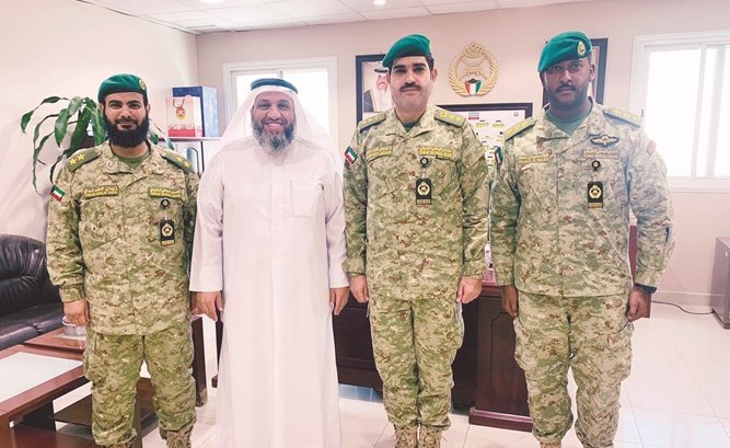 العقيد د.جدعان فاضل مستقبلا محمد المزيني﻿