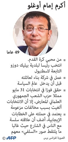 مرشح المعارضة إمام أوغلو يفوز بإسطنبول ويريد العمل مع أردوغان
