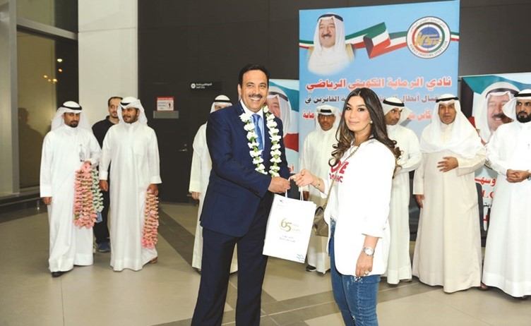 الكويتية تستقبل دعيج العتيبي﻿