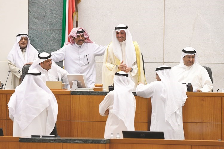 الرئيس الغانم والحميدي السبيعي وحمد الهرشاني وفيصل الكندري﻿