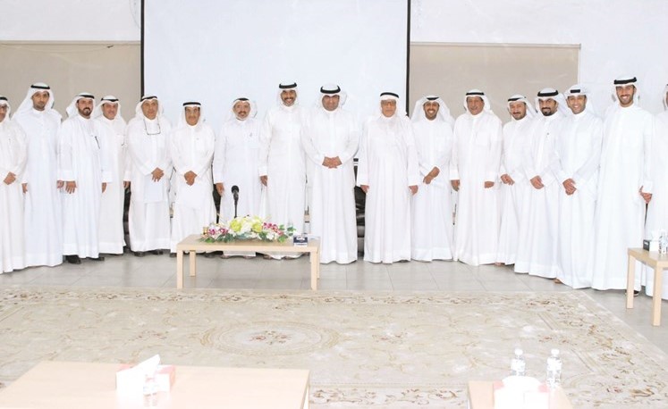 خالد الروضان متوسطا أعضاء جمعية المحاسبين والمراجعين الكويتية﻿