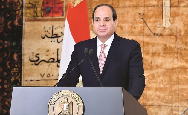 الرئيس المصري عبدالفتاح السيسي يلقي كلمة بمناسبة ذكرى ثورة ٣٠ يونيو﻿