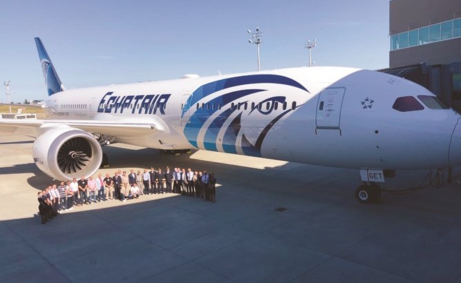 طائرة الأحلام الرابعة من طراز البوينج B787-9 Dreamliner﻿