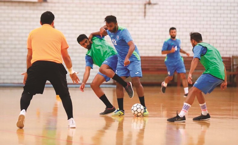 روح عالية في التدريب الأول لكاظمة 	(موقع ديوان كظماوي) ﻿