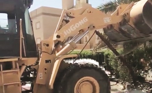 جانب من ازالة التعديات على املاك الدولة﻿