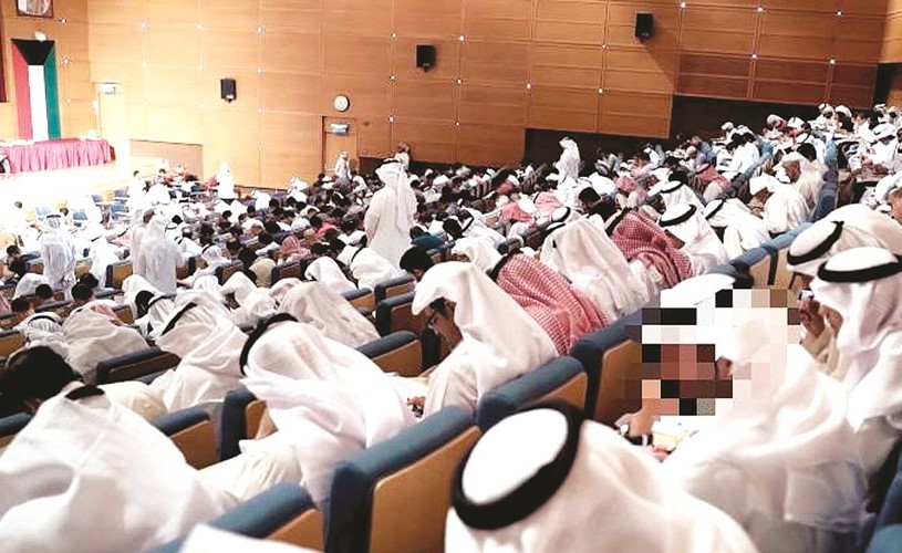 جانب من اختبارات الجمارك﻿