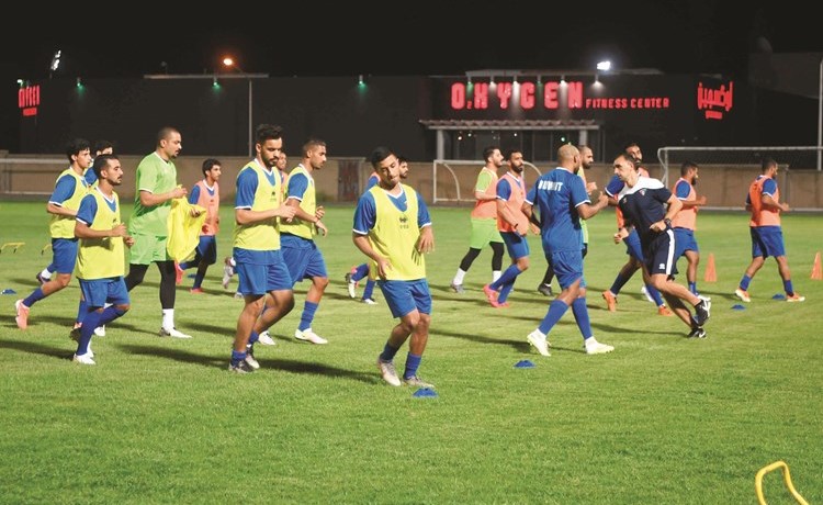 جانب من تدريب المنتخب الوطني	(محمد هاشم)﻿