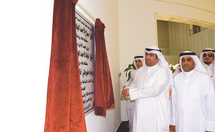 الوزير خالد الروضان يزيح الستار إيذانا بافتتاح المقسم﻿