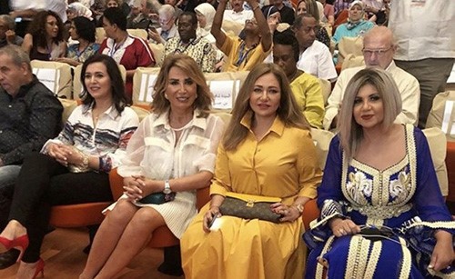 بالفيديو.. ليلى علوي وإيناس الدغيدي وبوسي شلبي في منتدى أصيلة الـ 41