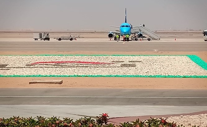 افتتاح مطار العاصمة الادارية الجديدة تجريبيا امس﻿