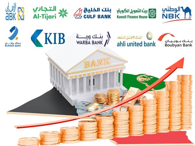 66.8 مليار دينار ودائع البنوك الكويتية.. بنمو 5%