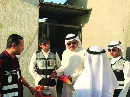جانب من حملة البلدية على العقارات المؤجرة للعزاب