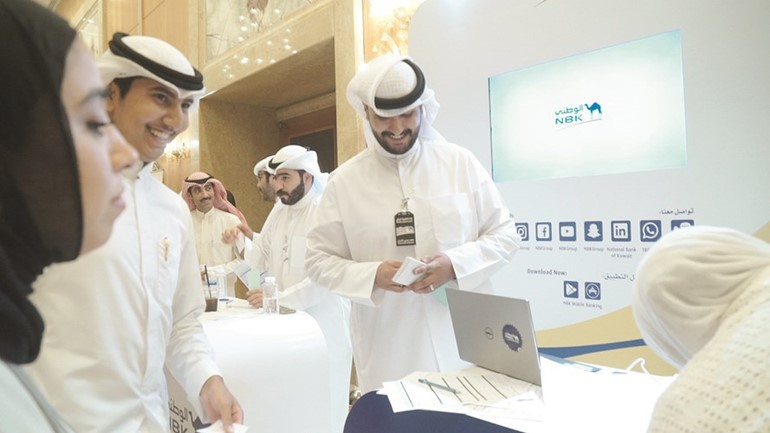 جانب من مشاركة بنك الكويت الوطني في الحفل﻿
